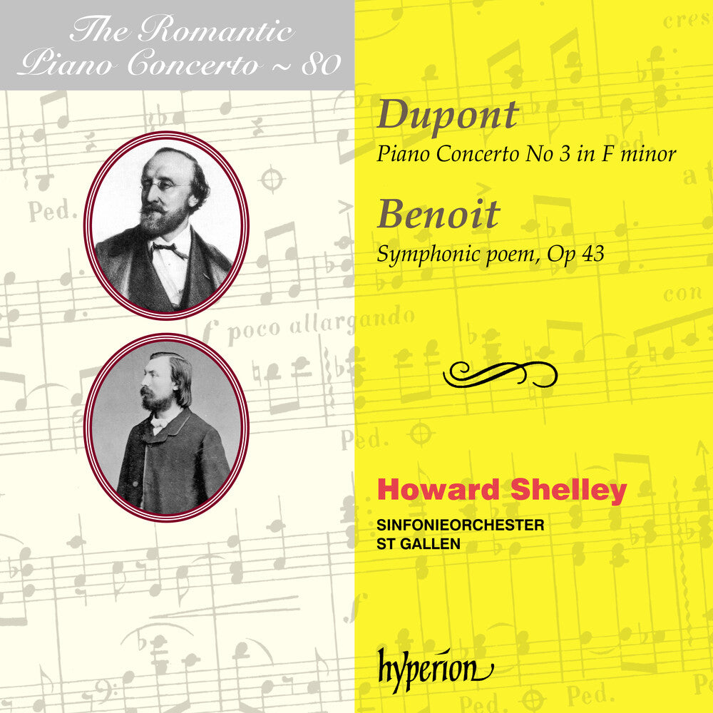 the album cover for Howard Shelley - The Romantic Piano Concerto Vol.80