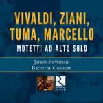 the album cover for JAMES BOWMAN - Motetti Ad Alto Solo