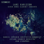 the album cover for John Storgårds - Seven Songs & Clarinet Concerto
