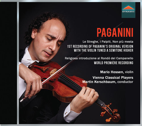 the album cover for Mario Hossen - Works for Violin & Orchestra