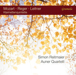 the album cover for Mozart / Reitmaier - Clarinet Quintets