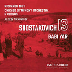 Orquesta Sinfónica de Chicago (Muti) Tikhomirov Hombres del Coro Sinfónico de Chicago - Sinfonía 13 (CD)
