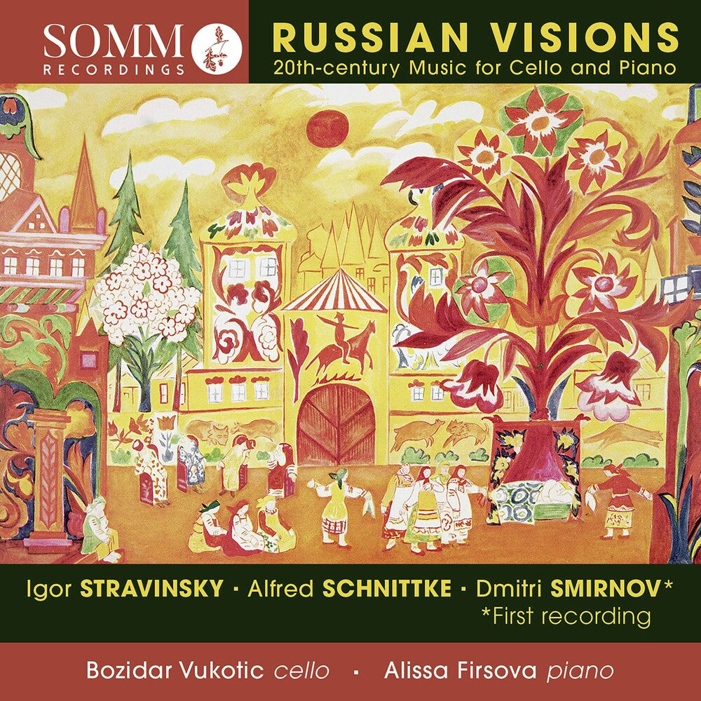 the album cover for Stravinsky / Vukotic / Firsova - Russian Visions