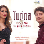the album cover for Turina / Escalera / Martinez - Complete Music for Violin & Piano