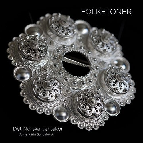 the album cover for Det Norske Jentekor - Folketoner
