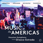 the album cover for Bernstein / Gershwin - Music of the Americas