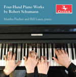the album cover for Schumann / Fischer / Lutes - Four-Hand Piano Works