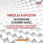 the album cover for Kapustin / Blumina / Wagner - Saxophone Chamber Music