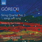 the album cover for Gorecki / Tippett Quartet - Complete String Quartets 2