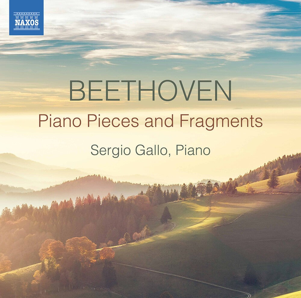 the album cover for Beethoven / Gallo - Piano Pieces & Fragments