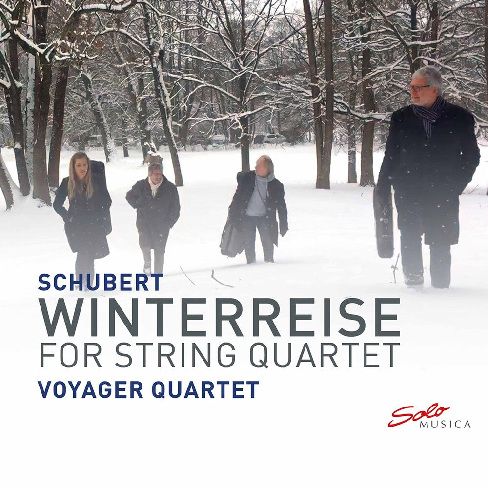 the album cover for Schubert / Voyager Quartet - Winterreise