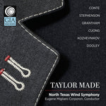the album cover for Conte / North Texas Wind Symphony - Taylor Made