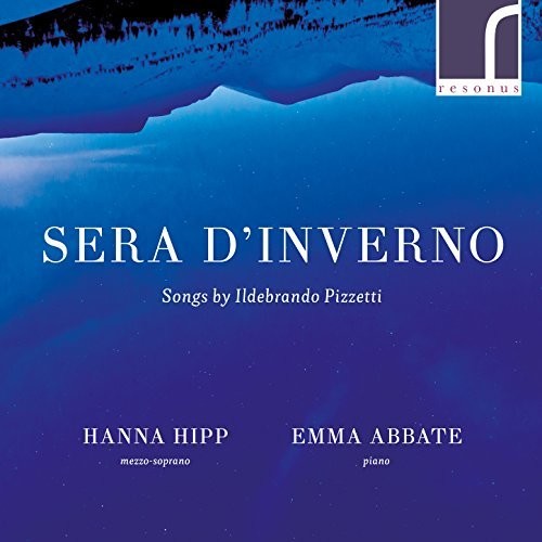 the album cover for Hanna Hipp - Songs By Ildebrando Pizzetti