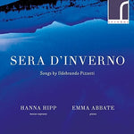 the album cover for Hanna Hipp - Songs By Ildebrando Pizzetti
