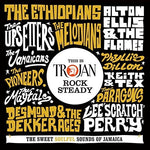 the album cover for This Is Trojan Rock Steady / Various - This Is Trojan Rock Steady