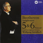 the album cover for Beethoven / Wolfgang Sawallisch - Beethoven: Symphonies 4 7 5 6