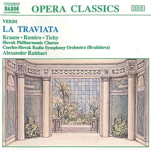 the album cover for Alexander Rahbari - Verdi: Traviata (la)