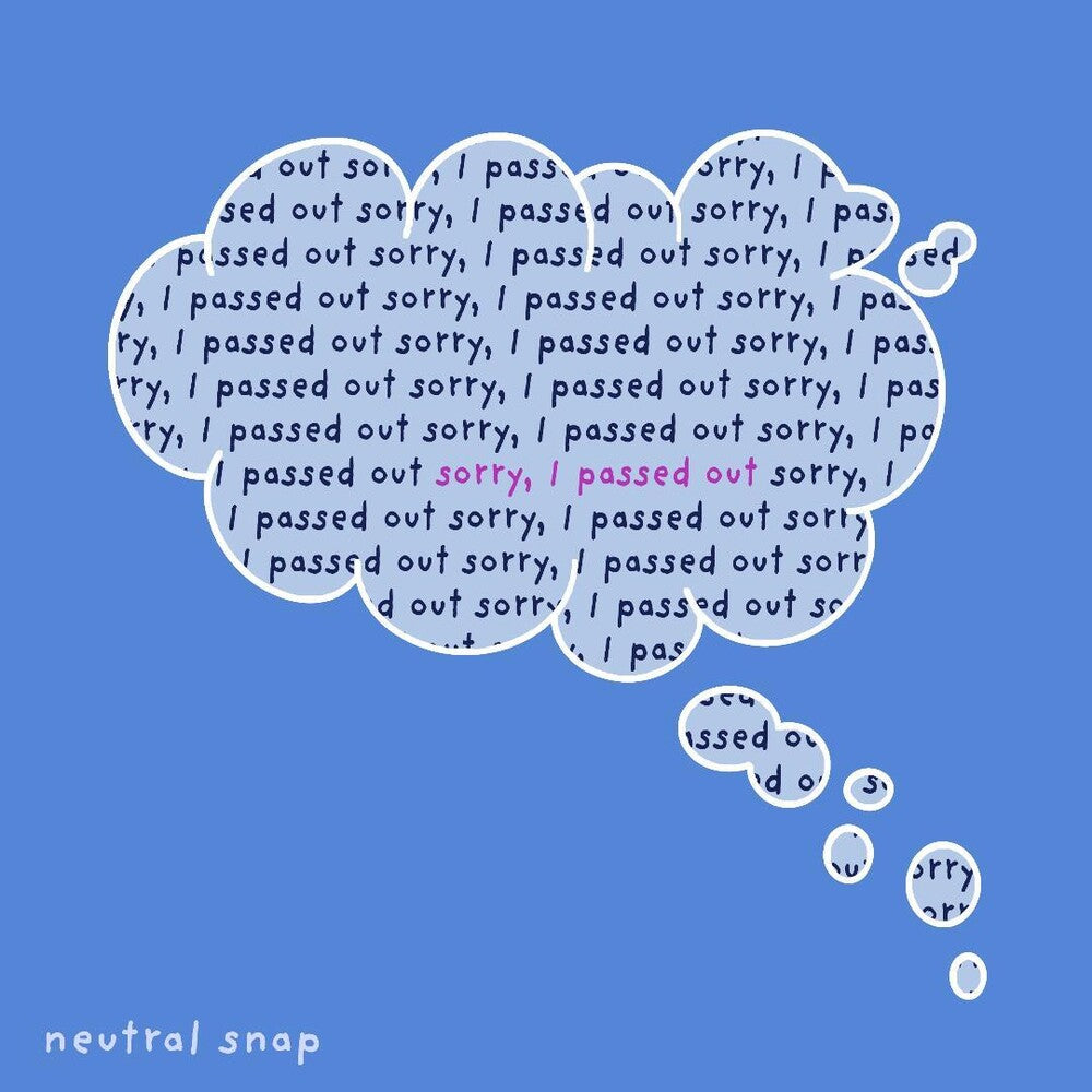 the album cover for Neutral Snap - Sorry, I Passed Out