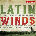 the album cover for Lobos / Royal Northern College Of Music Wind Orch - Latin Winds