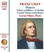 the album cover for Liszt / Filipec - Complete Piano Music 49