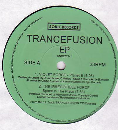 Various : Trancefusion EP (12", EP)