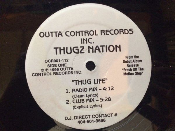 Thugz Nation : Thug Life (12")