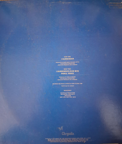 Robey : I Surrender (12", Promo)