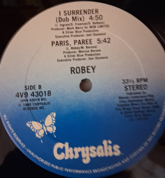 Robey : I Surrender (12", Promo)