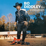 the album cover for Bo Diddley - Is A Gunslinger