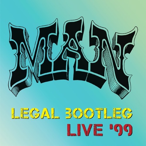 the album cover for Man - Legal Bootleg Live 99