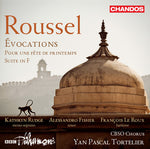 the album cover for Roussel / Rudge / Fisher - Evocations / Pour Une Fete de Printemps