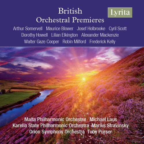the album cover for British Orchestral Premieres / Various 4pk - British Orchestral Premieres