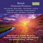 the album cover for British Orchestral Premieres / Various 4pk - British Orchestral Premieres