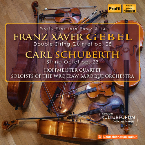 the album cover for GebEl - Double String Quintet 28 / String Octet