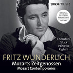 the album cover for Handel / Wunderlich - Fritz Wunderlich Sings Mozart Contemporaries