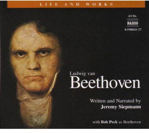 the album cover for Jeremy Siepmann - Life & Works of Beethoven