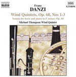 the album cover for Michael Thompson - Wind Quintets Op 68
