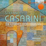 the album cover for Adriano Sebastiani - 24 Etudes for Guitar