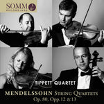 the album cover for Mendelssohn / Tippett Quartet - String Quartets