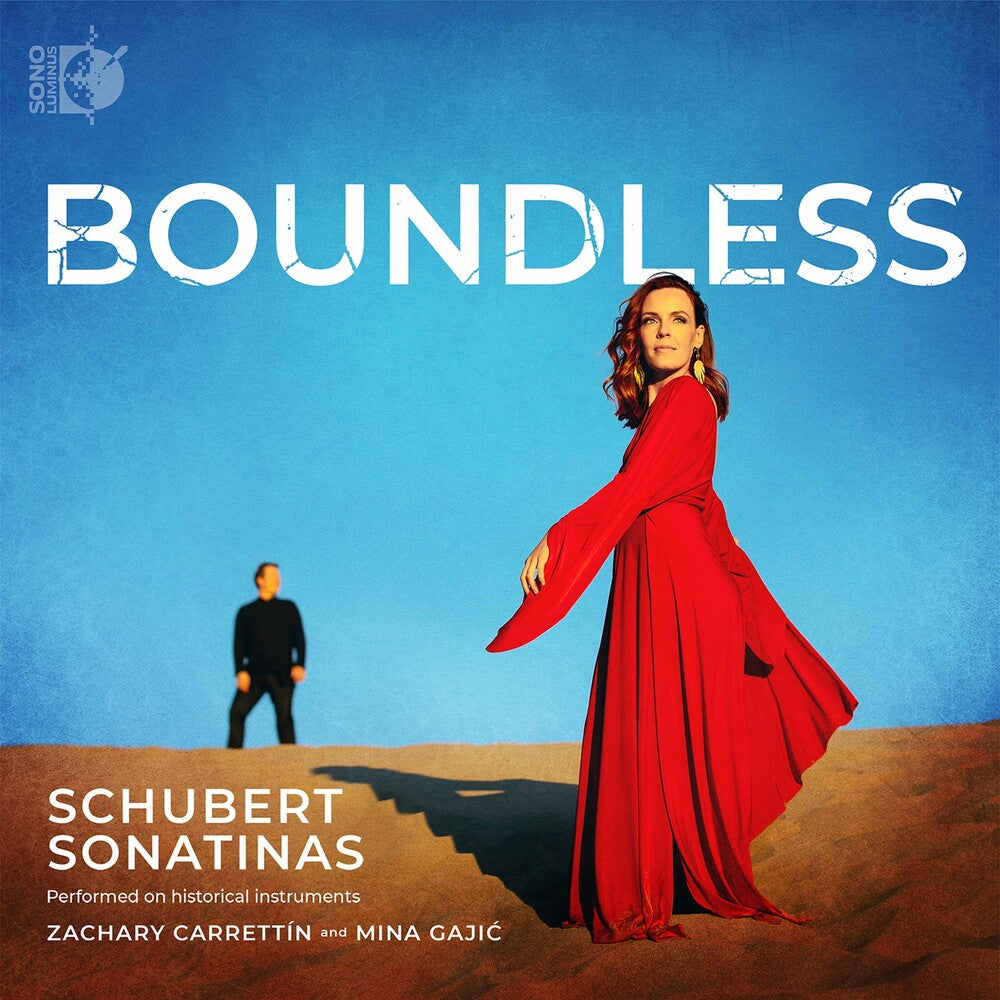 the album cover for Schubert / Gajic / Carrettin - Boundless