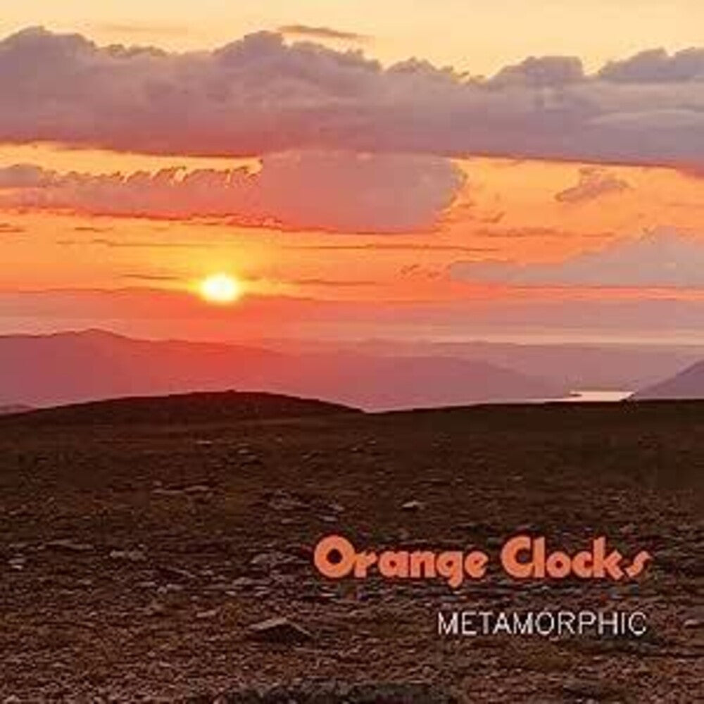 the album cover for Orange Clocks - Metamorphic