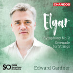 the album cover for Elgar / Bbc Symphony Orchestra - Symphony 2 / Serenade for Strings