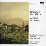 the album cover for Heinchein - Mass 9 in D / Te Deum
