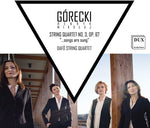 the album cover for Gorecki / Dafo String Quartet - String Quartet 3