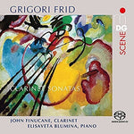 the album cover for Frid / Finucane / Blumina - Clarinet Sonatas