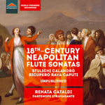 the album cover for Caputi / Stravagante - 18th Century Neapolitan Flute Sonatas