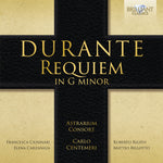 the album cover for Durante / Astrarium Consort / Centemeri - Requiem in G Minor