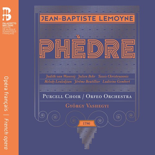 Christoyannis Behr Purcell Coro Orfeo Orquesta Vashegyi Boutillier Wanroij Louledjian Gomb - Phedre (CD)