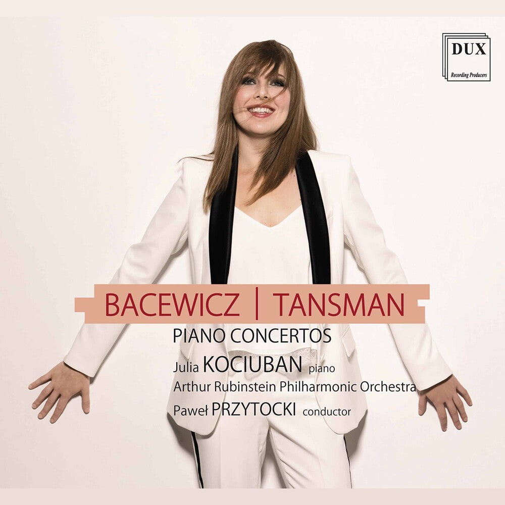 the album cover for Bacewicz / Kociuban / Przytocki - Piano Concertos