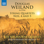 the album cover for Weiland / Melbourne Quartet - String Quartets 4 & 5